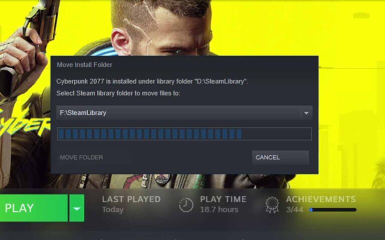 How to move a steam game to another drive step by step 3