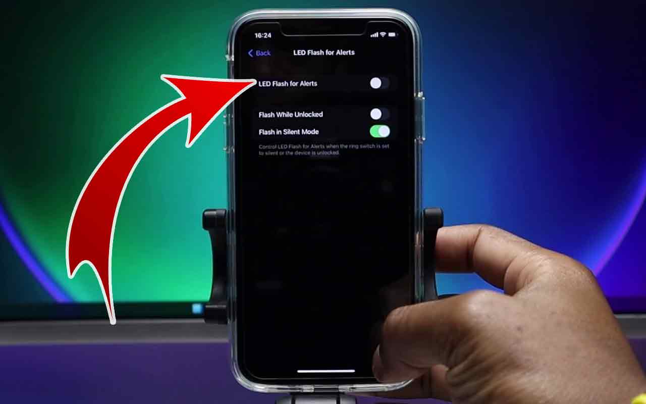 disable led flash notifications on iphone toggle off led flash alerts